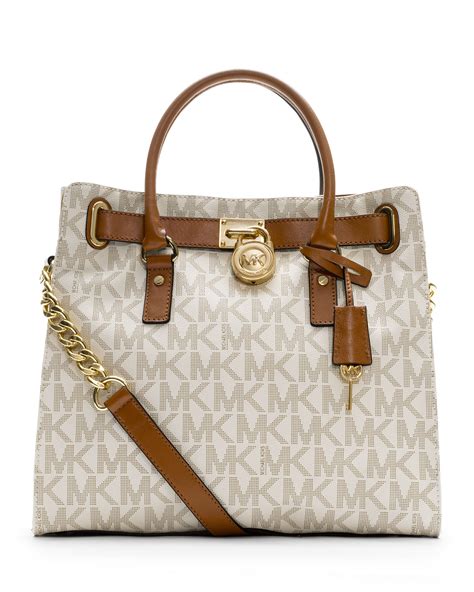 michael kors hamilton luggage lg ew tote|Hamilton Large Logo Tote .